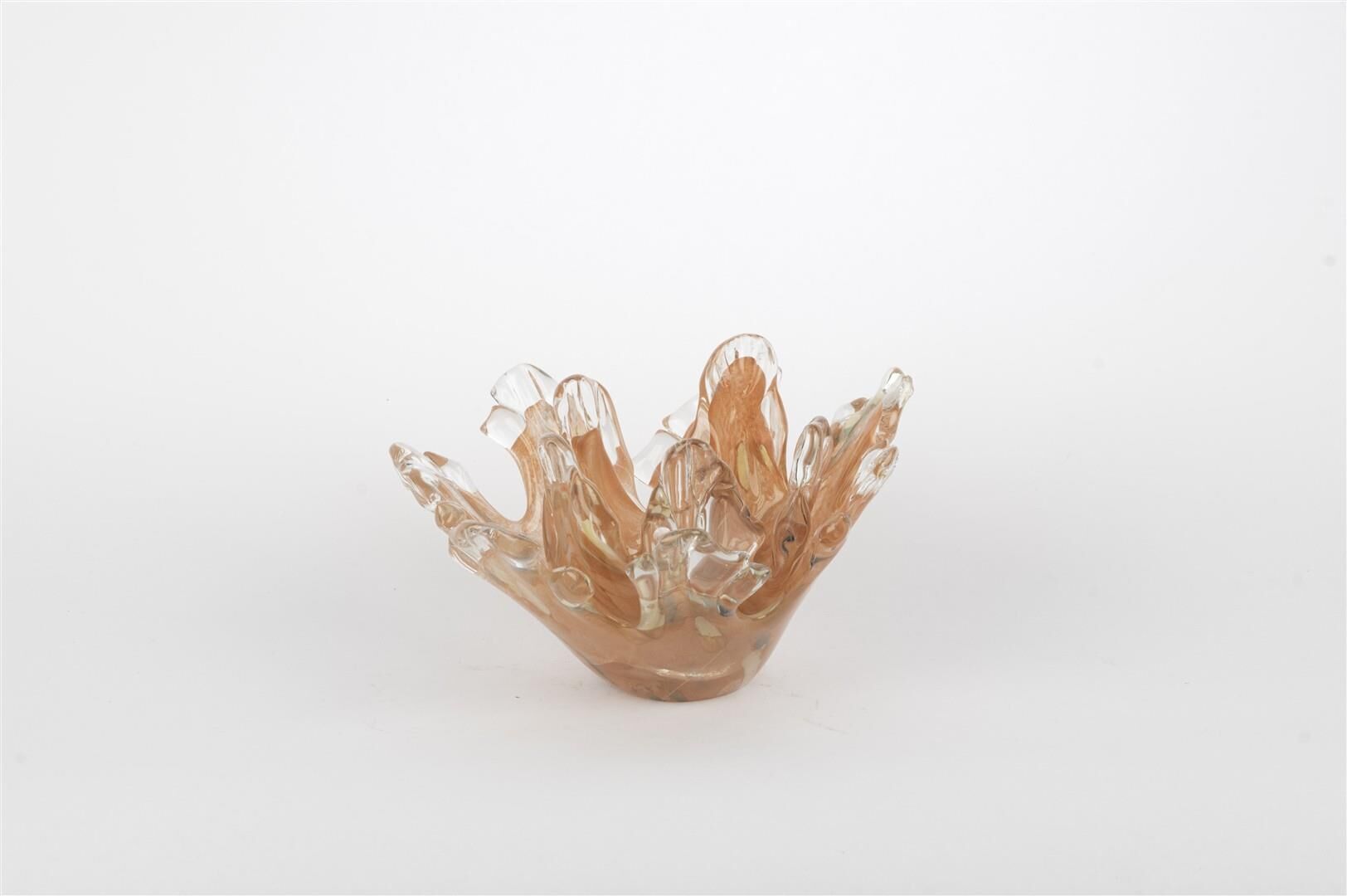 Mikasa Moor Somon Mercan Cam Dekoratif  17x11cm