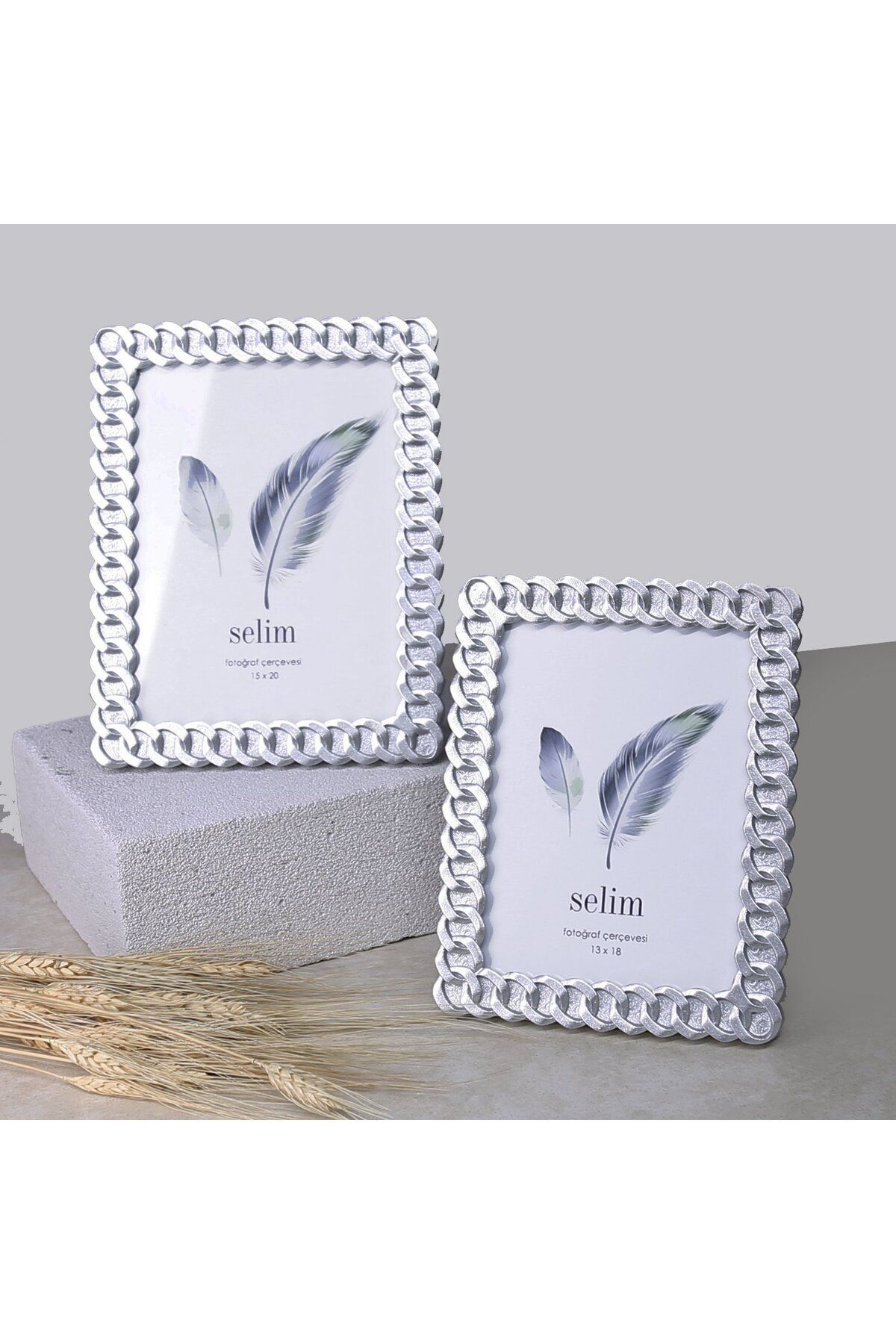 Selim Dekor Florence 13x18 Çerçeve Gümüş