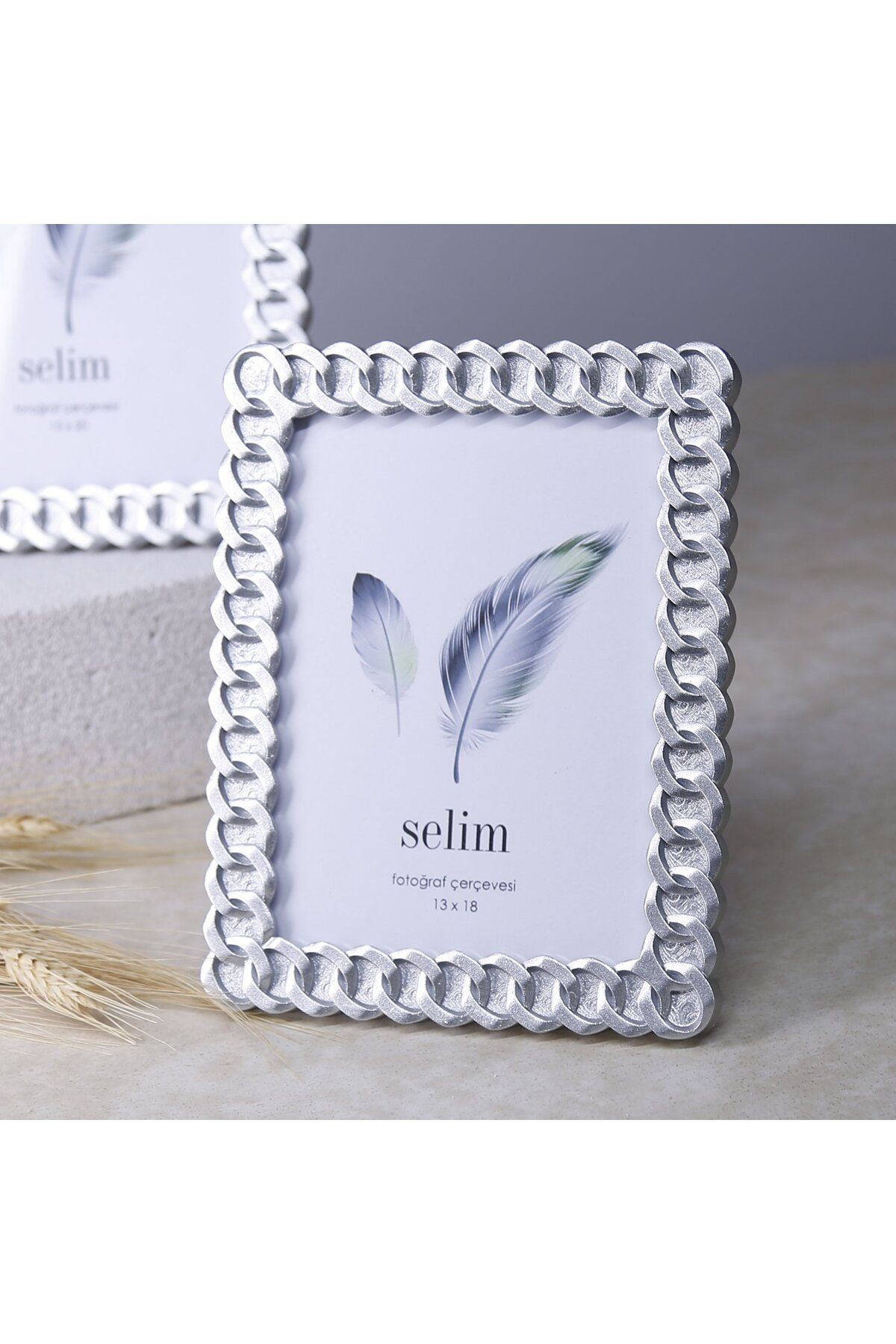 Selim Dekor Florence 13x18 Çerçeve Gümüş