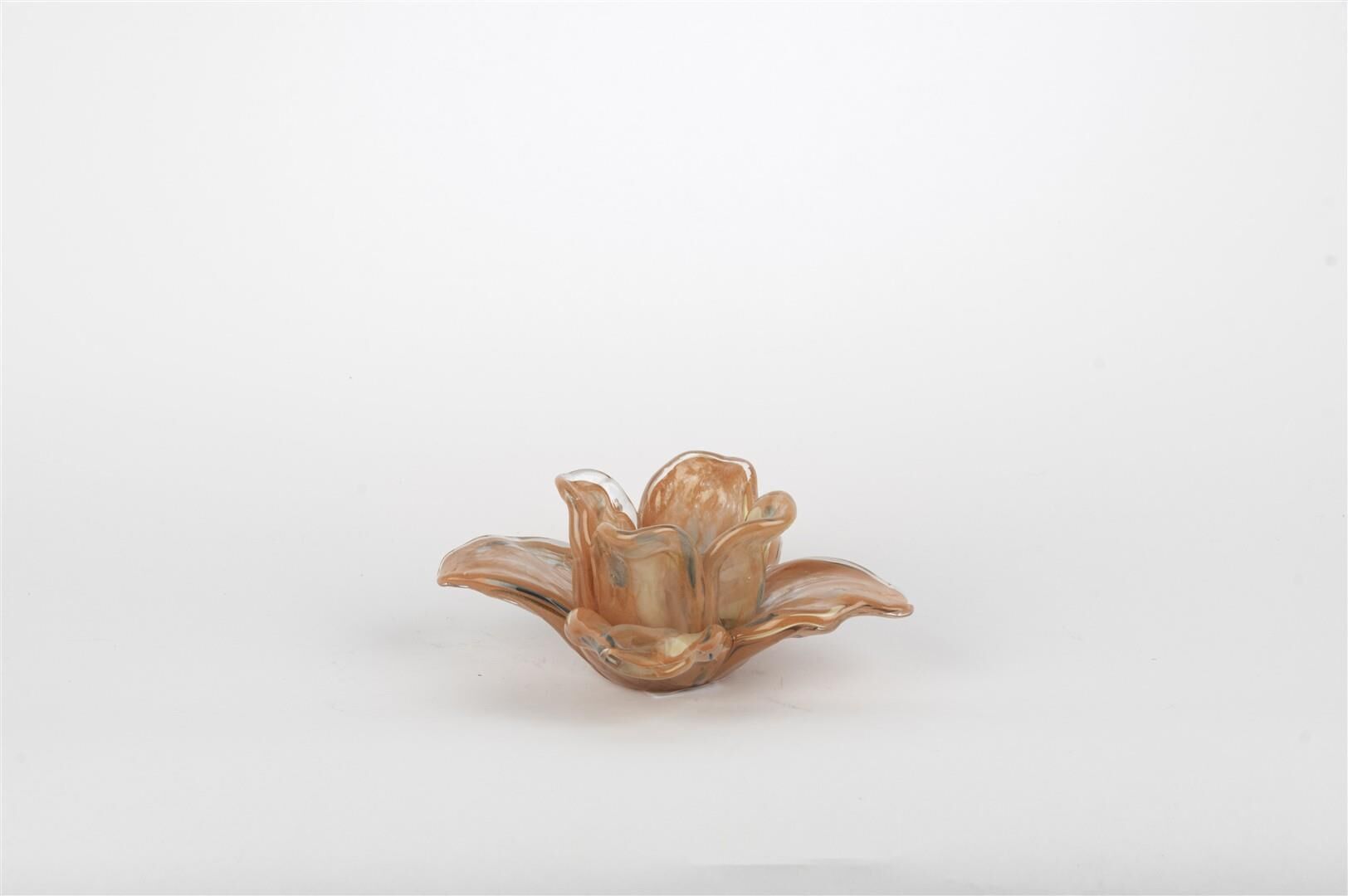 Mikasa Moor Somon Çiçek Cam Dekoratif 16x7cm