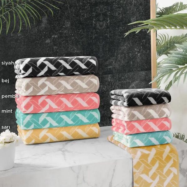 Sarev Maura Havlu Bej 50x90