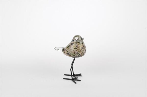 Mikasa Moor Botanic Ayakta Kuş Cam Dekoratif 10x14cm