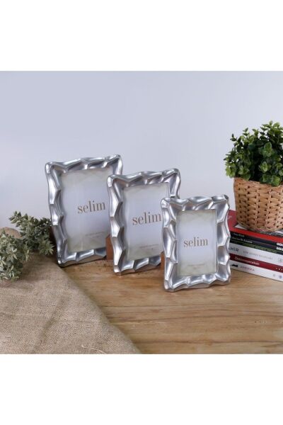 Selim Dekor Telles 15x20 Çerçeve Gümüş