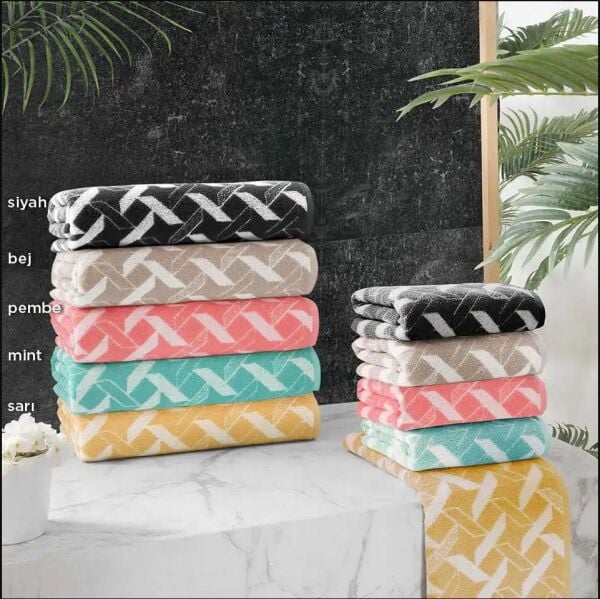 Sarev Maura Havlu Bej 85X150