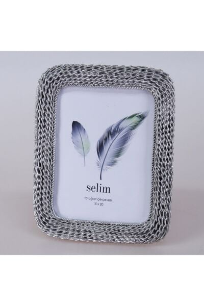 Selim Dekor Chain 15x20 Çerçeve Gümüş
