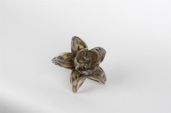 Mikasa Moor Pembe Yeşil Çiçek Cam Dekoratif 13cm