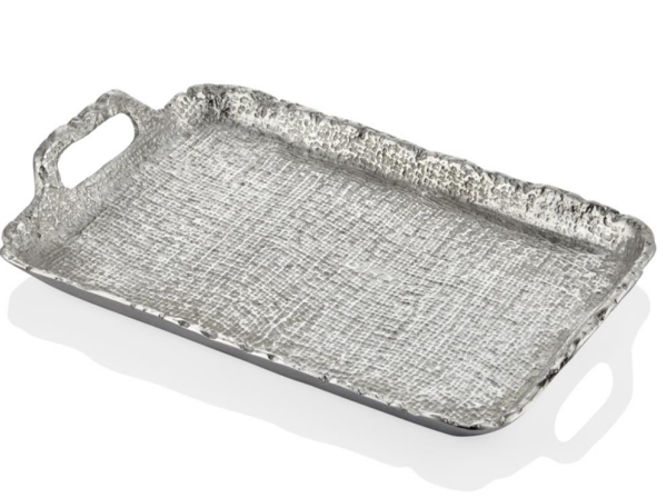 Lamedore Black Pearl Sade Küçük Boy Cam Kapaklı Kek Standı 24 x 24 x 21 Cm