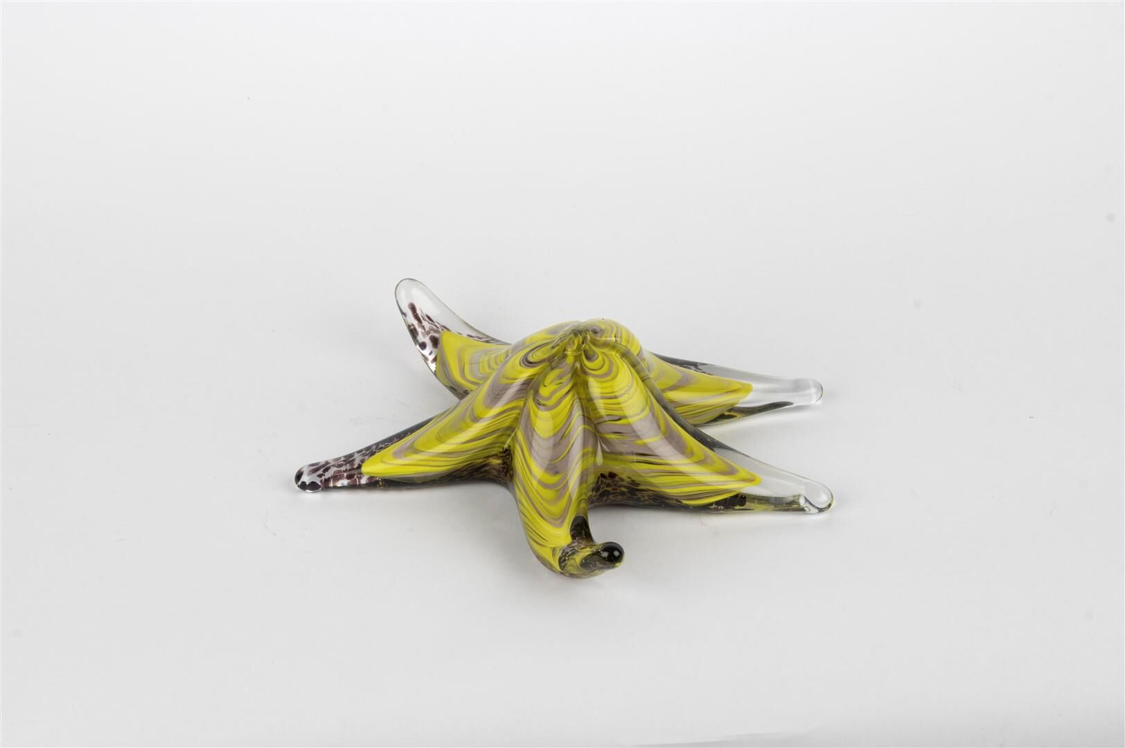 Mikasa Moor Sarı Kahve Deniz Yıldızı Cam Dekoratif 18cm