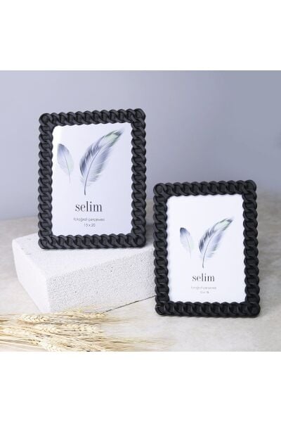 Selim Dekor Florence 13xl8 Çerçeve Siyah