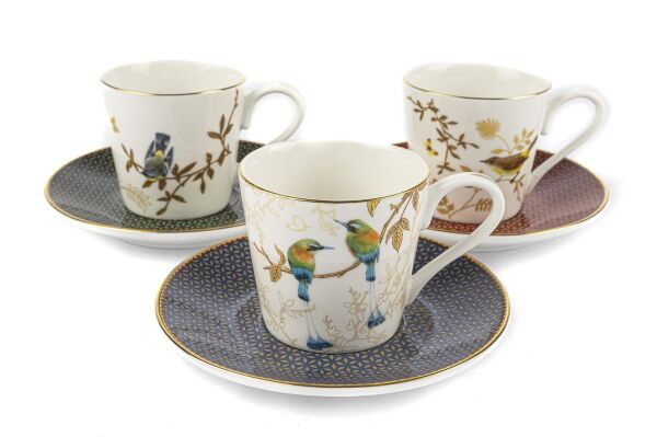 Mikasa Moor Parrot 6'lı Kahve Fincanı Seti