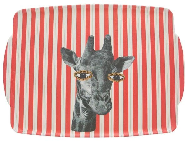 Porland Wild Life Giraffe Tepsi 41cm