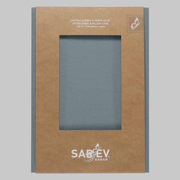Sarev New Slow Cıty 200x200 Fıtted Shee Mavi
