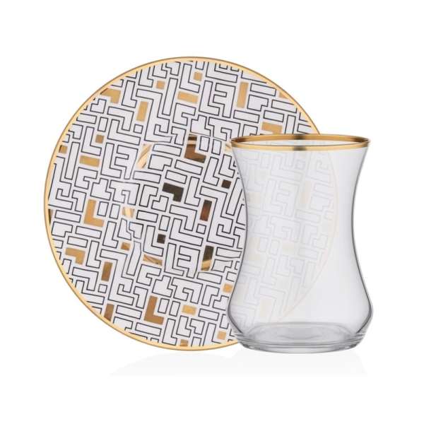 Decorium Monochrome 6'lı Çay Takımı M01875