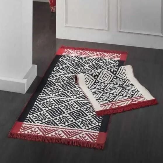 Sarev Akhila Yer Halısı Kırmızı 120x180