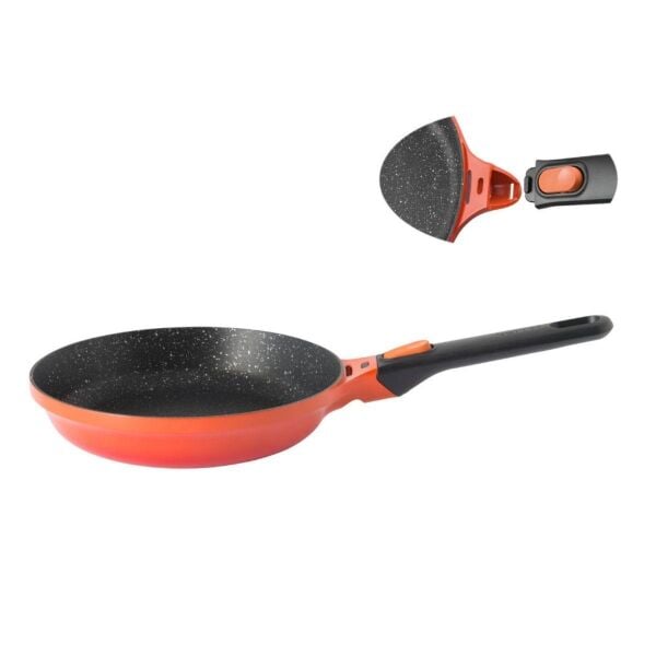 Berghoff Gem Stay Cool Çıkarılabilir saplı Tava Turuncu 24 Cm