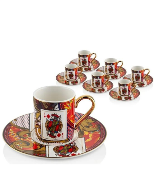 Lamedore Cards 2'li Kahve Fincan Takımı