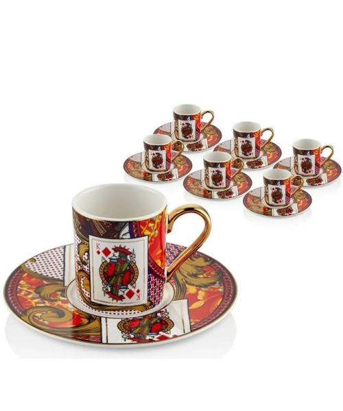 Lamedore Cards 2'li Kahve Fincan Takımı