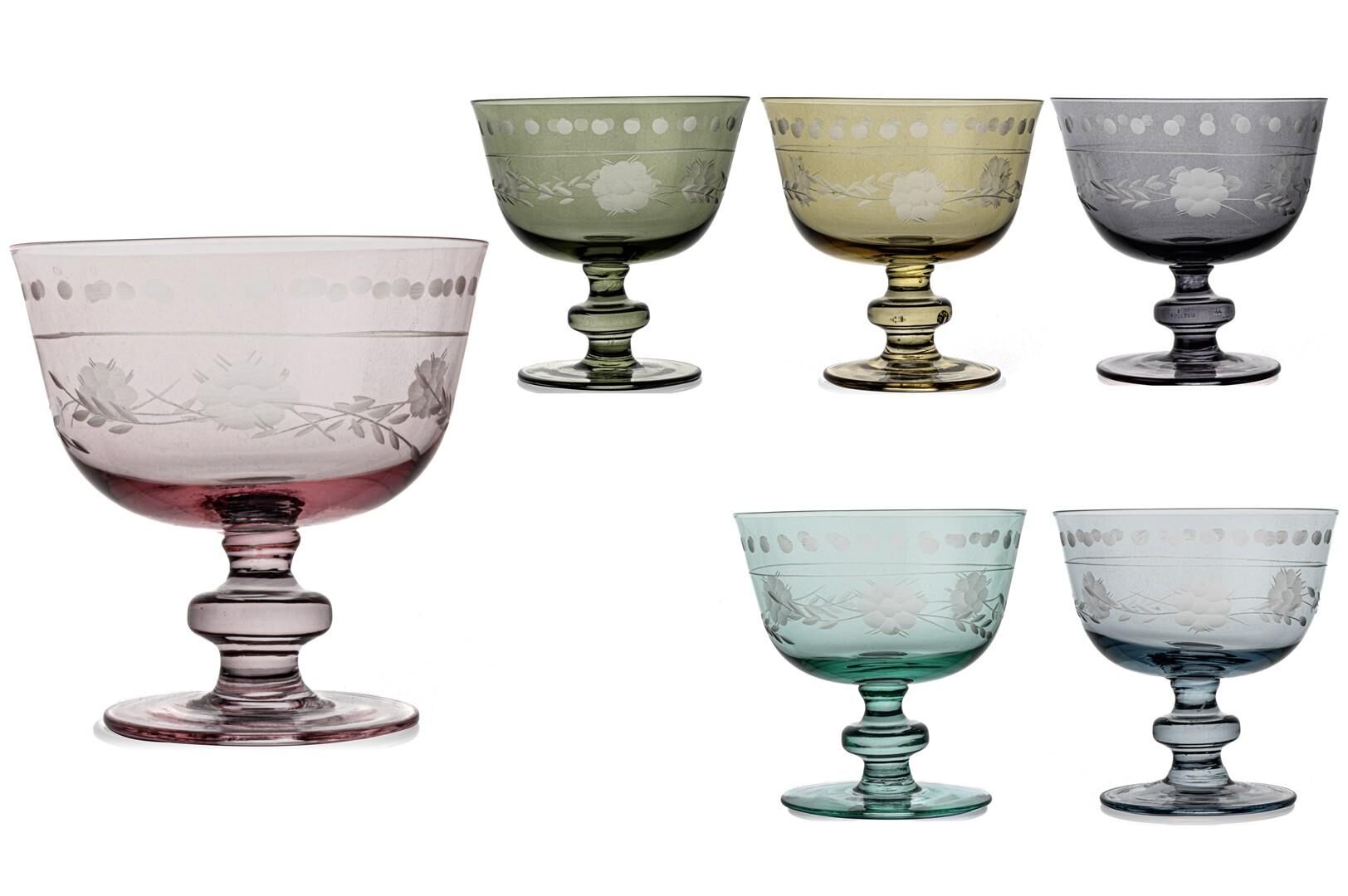 Mikasa Moor 6lı Mix Renkli Çiçekli Dondurmalık