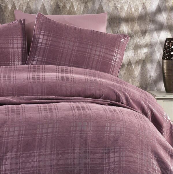 Nazik Home Elite 4 Mevsim Pike Takımı Mürdüm Çift Kişilik