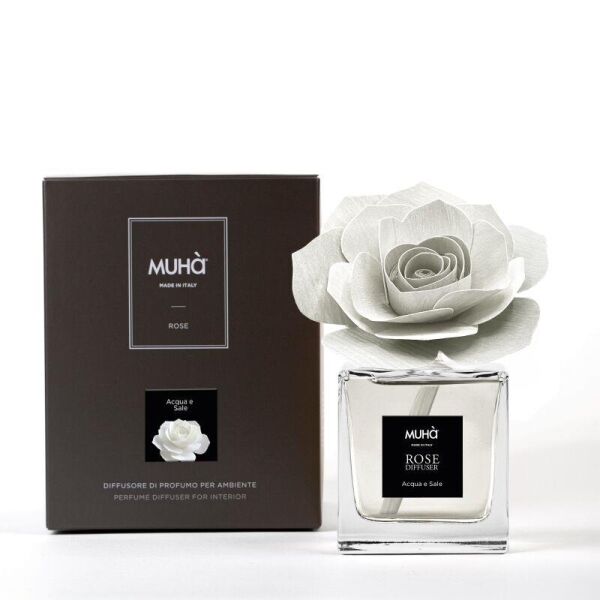 Muha Rose Ambient Freshener Water and Salt Diffuser 100 ml