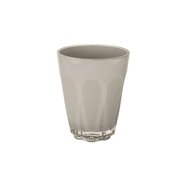 Baci Milano Aqua Su Bardağı Akrilik- Boz Kahvrengi