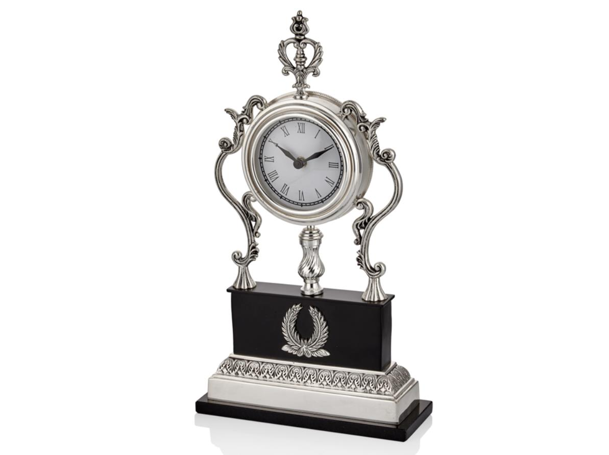 Lamedore Mizone Silver Dekoratif Saat 23 x 9 x 42.5 Cm