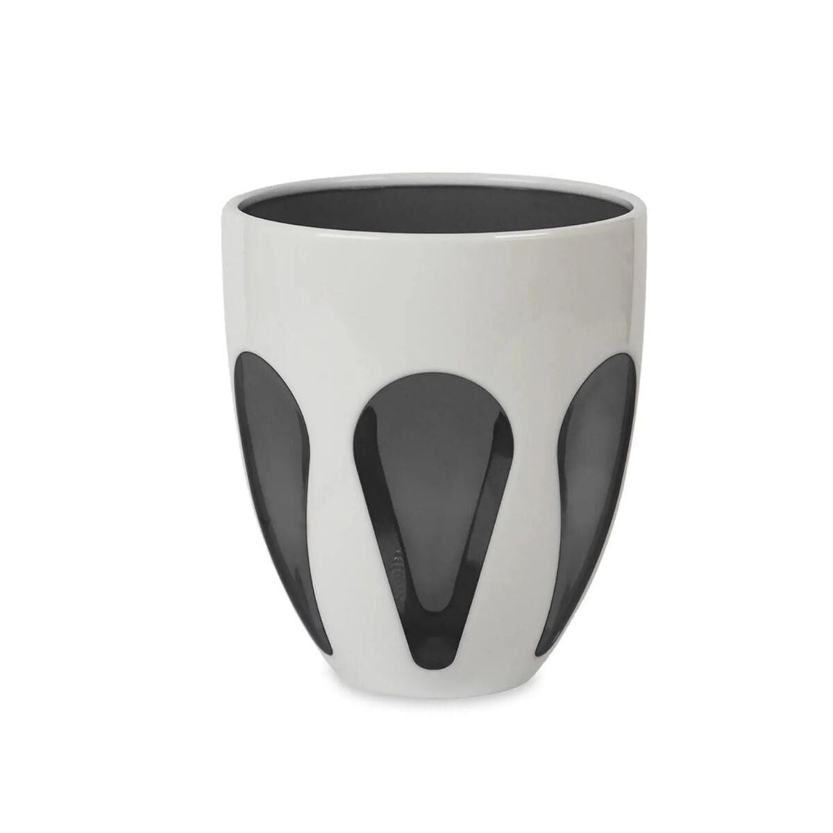 Baci Milano Aqua Bi- Color Su Bardağı Akrilik Beyaz-Gri