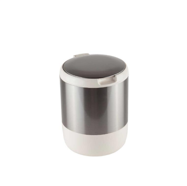 Primanova Tezgahüstü Çelik Mutfak Çöp Kovası 3 Lt Pasifik Bej