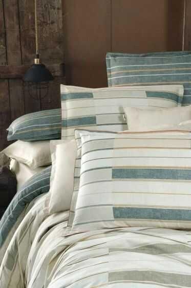 Sarev Minka Fancy Poplin Nevresim Bej Tek Kişilik