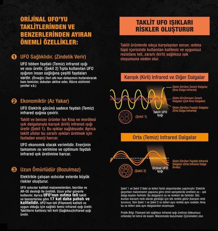 Ufo Micatronic 2400 W Kule Tipi Infrared Isıtıcı