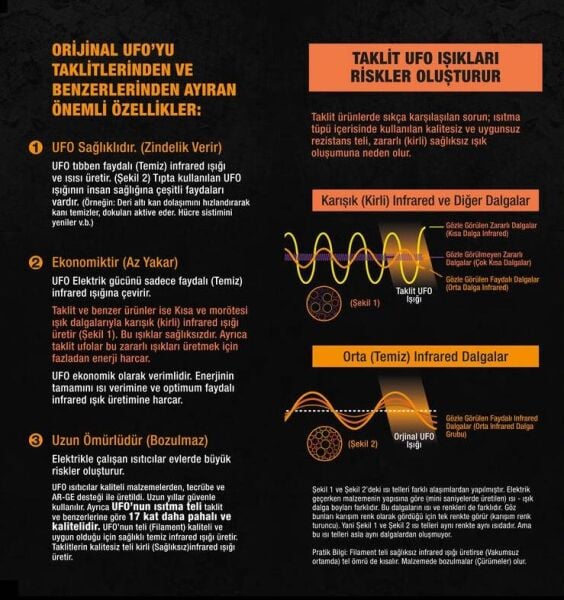 Ufo Micatronic 2400 W Kule Tipi Infrared Isıtıcı