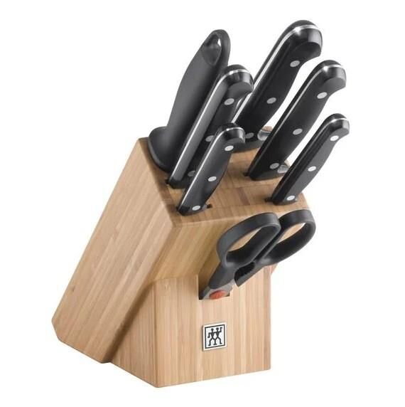 Zwilling 349310030 8 Parça Blok Bıçak Seti - Bambu Bloklu
