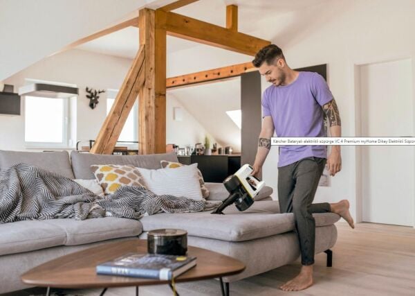 Karcher VC 4 Cordless Premium Myhome 21.6 V Kablosuz Şarjlı Dikey Süpürge