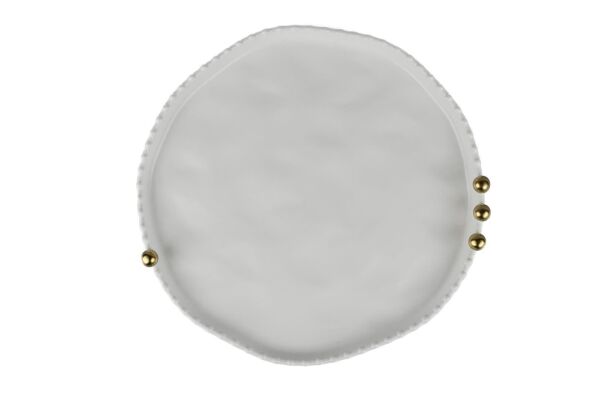 Mikasa Moor Beyaz Gold Toplu Porselen Servis Tabağı 29 cm