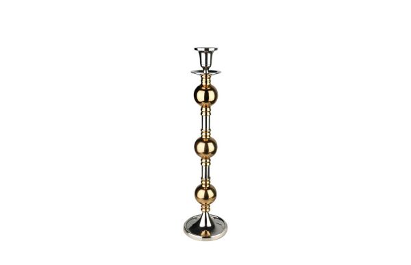 Lucky Art Gold Toplu Gümüş Şamdan 67 cm