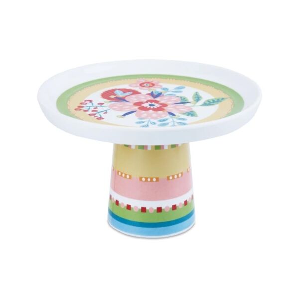 Baci Milano Mamma Mia Çiçek Desenli Sunum Tabağı 18,5cmx10 Cm