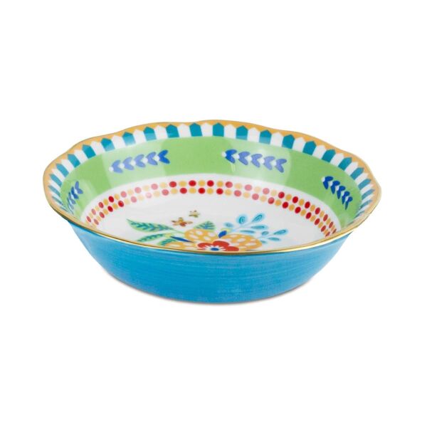 Baci Milano Mamma Mia Mavi Desenli Kase 18 cm x 6,5 cm