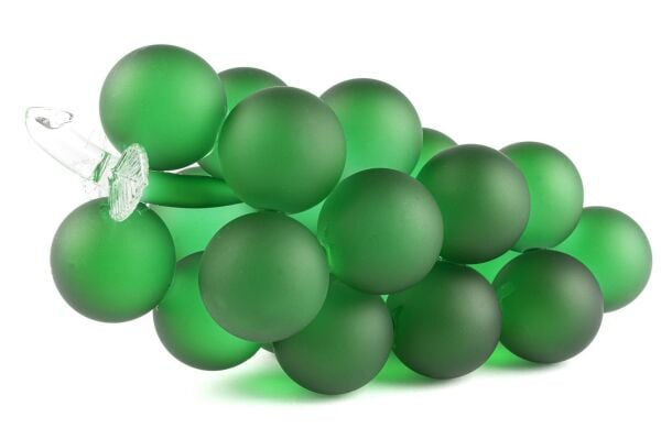 Mikasa Moor Yeşil Üzüm Cam Dekor Obje 24x11x12cm