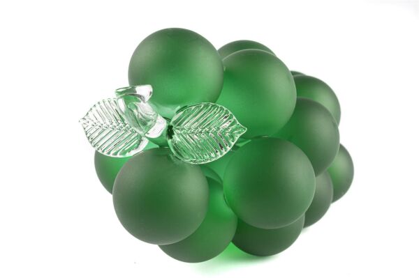 Mikasa Moor Yeşil Üzüm Cam Dekor Obje 24x11x12cm