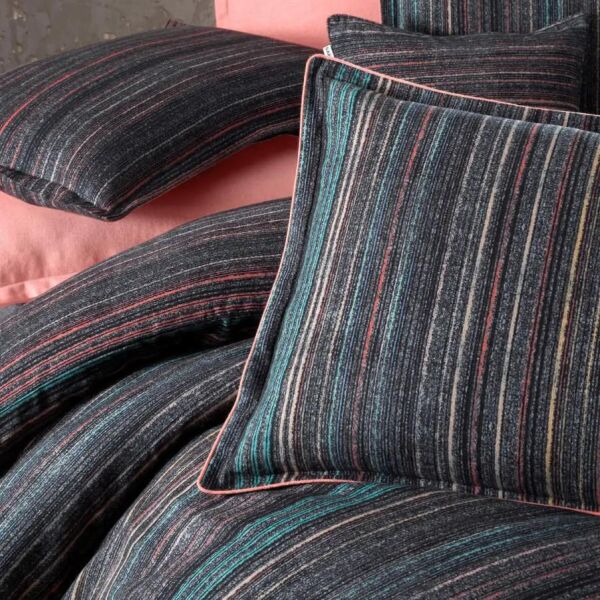 Sarev Jonas Flanel Nevresim Takımı Antrasit Çift Kişilik