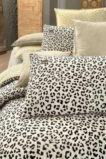 Sarev Pars Fancy Poplin Nevresim Takımı Bej Tek Kişilik