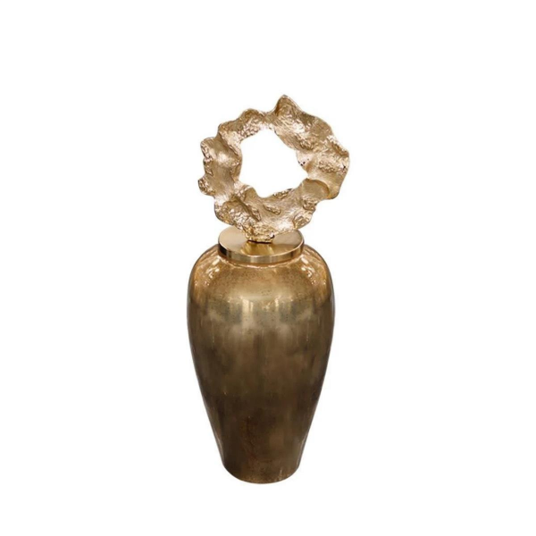 Luckyart Gold Modern Küp 86 Cm