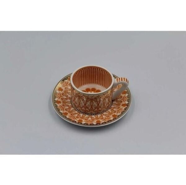 Kosova FNC-08 Bone China 90cc 6 lı Fincan Çiçek/Papatya