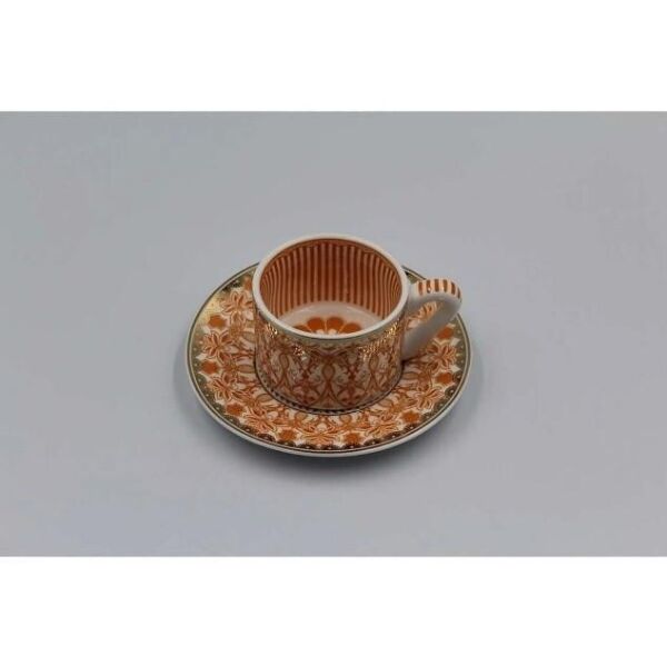 Kosova FNC-08 Bone China 90cc 6 lı Fincan Çiçek/Papatya