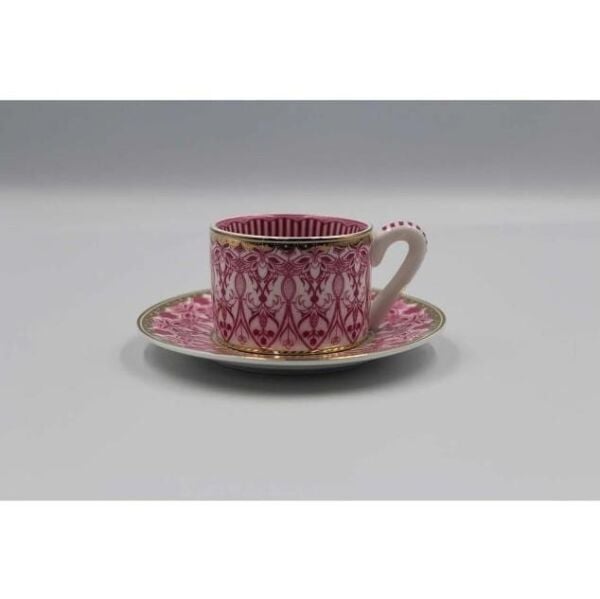 Kosova FNC-08 Bone China 90cc 6 lı Fincan Çiçek/Papatya