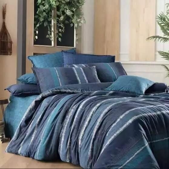 Sarev De Jack Nevresim Takımı Mavi Çift Kişilik