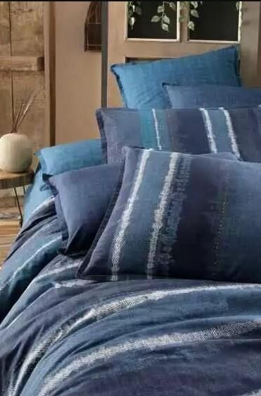 Sarev De Jack Nevresim Takımı Mavi Çift Kişilik