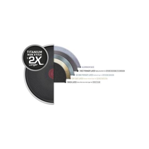 Tefal 2100120907 Titanium 2x Xl Intense 24cm Tava