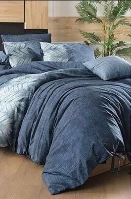 Sarev De James Nevresim Takımı Mavi Tek Kişilik