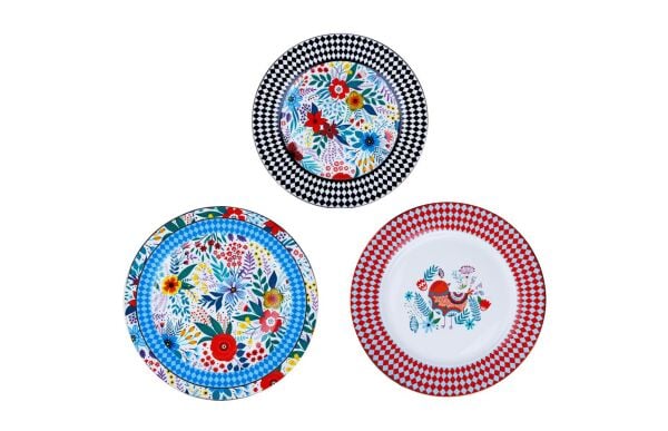 Lucky Art Effie Bone 27 Cm 6'lı Tabak Seti